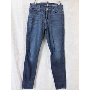 7 For All Mankind Gwenevere Skinny Jeans Dark Wash Size 26